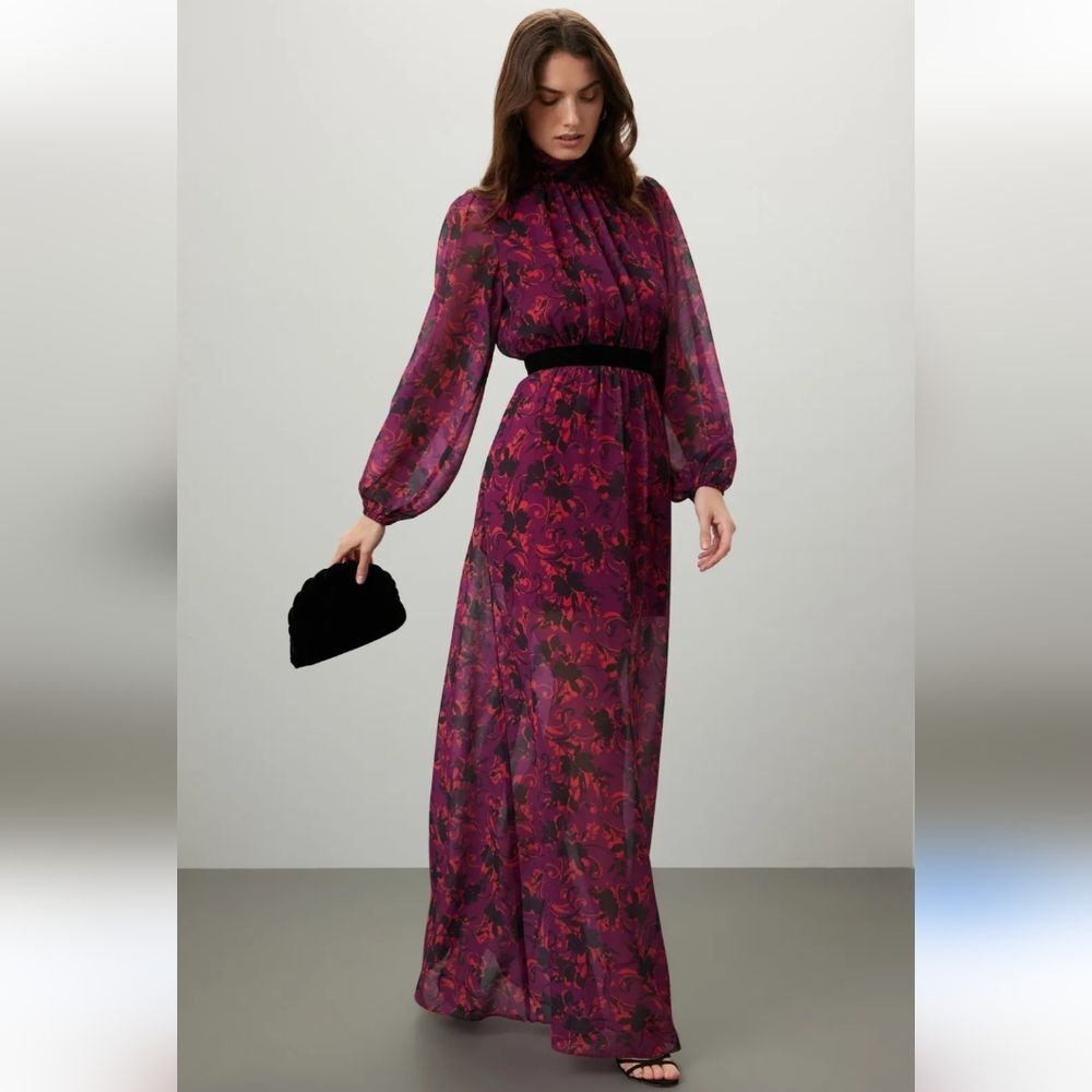 LDT Brooke Maxi Floral Dress Size 4